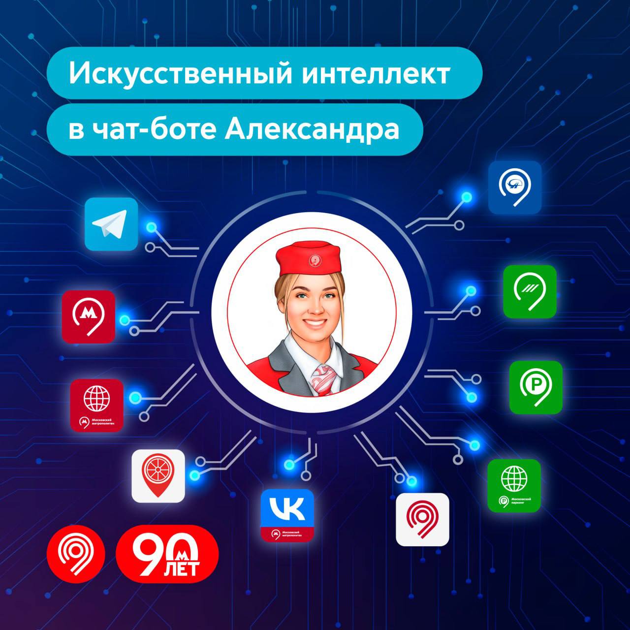 Искусственный интеллект теперь на всех площадках чат-бота Александры