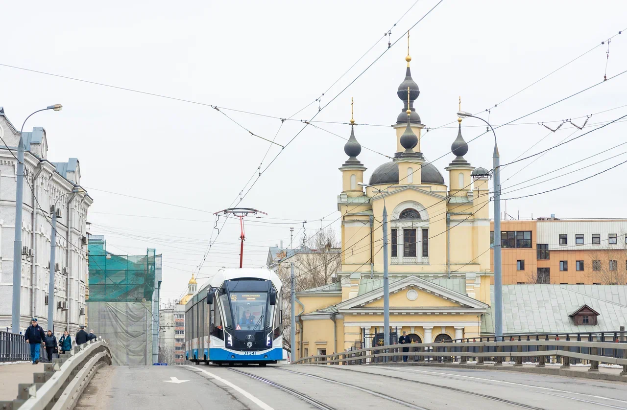 Изменения в работе трамваев у Богородского храма