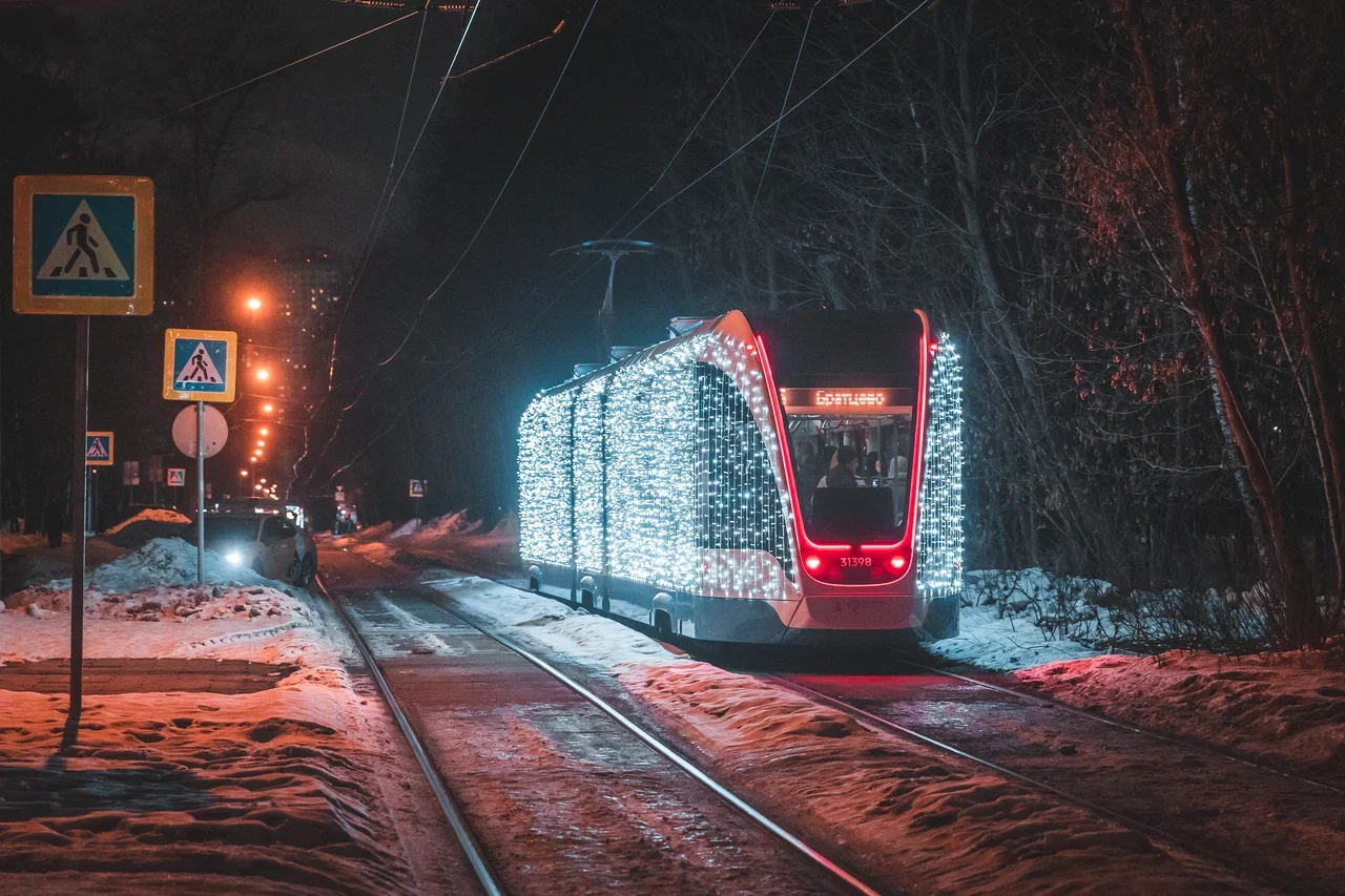 Работа городского транспорта в новогодние каникулы