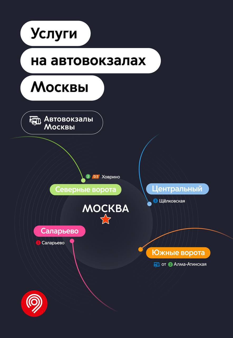 Более 8 тыс. человек каждый день отправляются в путешествия с самых  современных автовокзалов Москвы