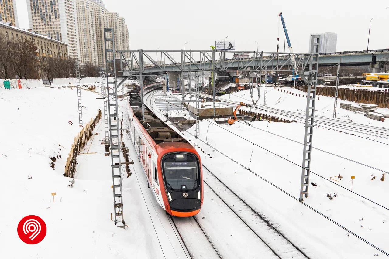 Продолжается строительство московского городского вокзала Беговая