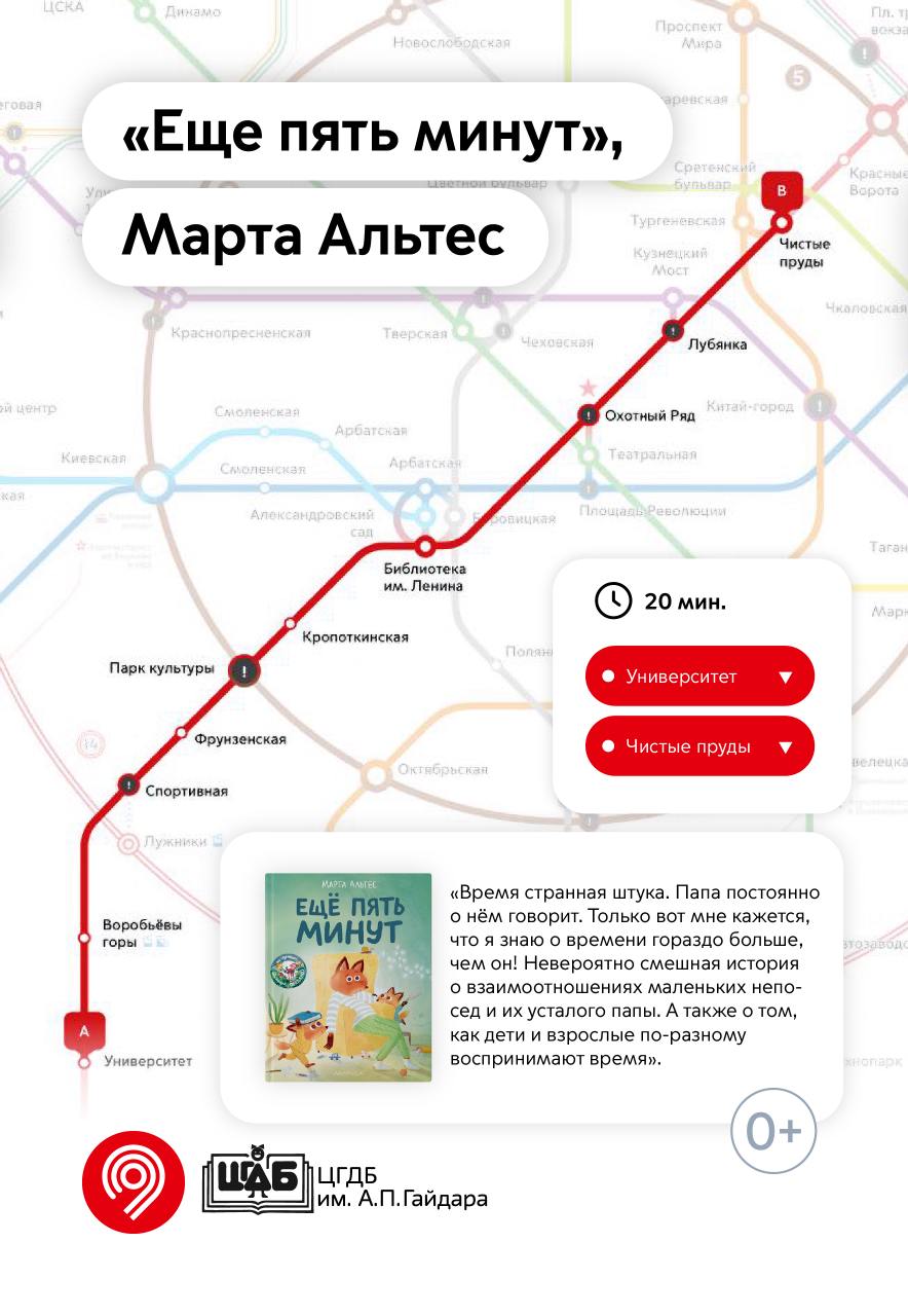 Читаем с Метрошей в метро