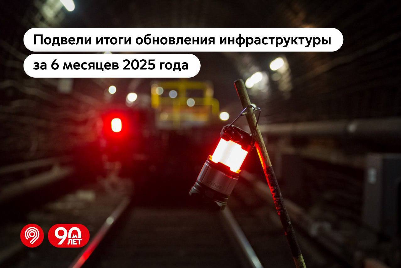 Итоги обновления инфраструктуры метрополитена за первое полугодие